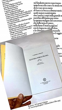 Carmine Lubrano : “ scovera jorda pilosa “ , Milano,Scheiwiller , 1997